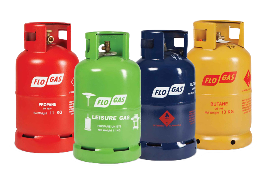 Flogas bottles - Propane, Butane, and Leisure Gas cylinders